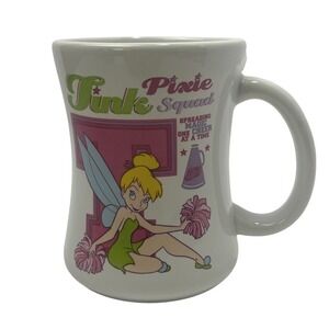 Disney Store Tinker Bell Cheerleader Themed Pixie Squad Coffee Cup